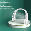 Mini Neck Fan Portable Fast Charging White