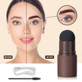 Eyebrow Stamp Kit with Brush & Stencil Brown Black Medium Lasting