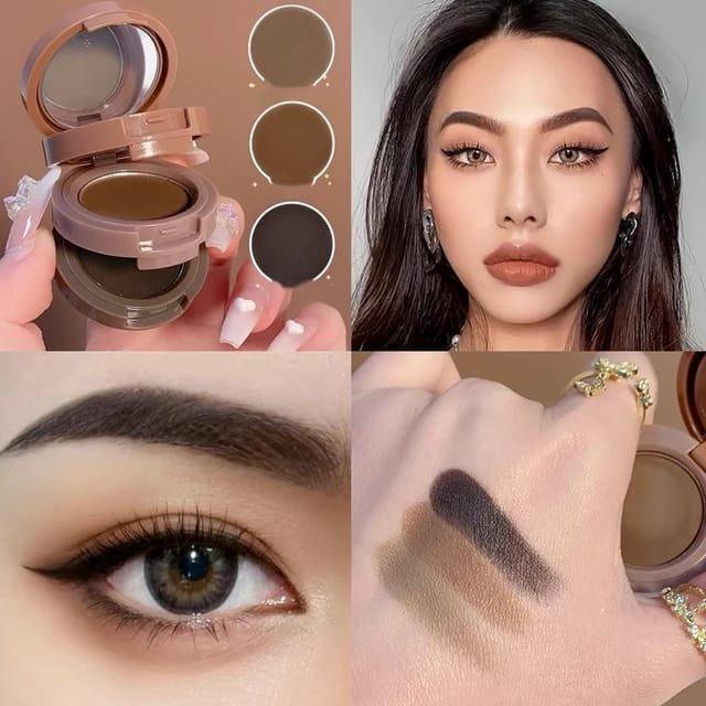 Matte 3-in-1 Eyebrow Kit with 3 Shades