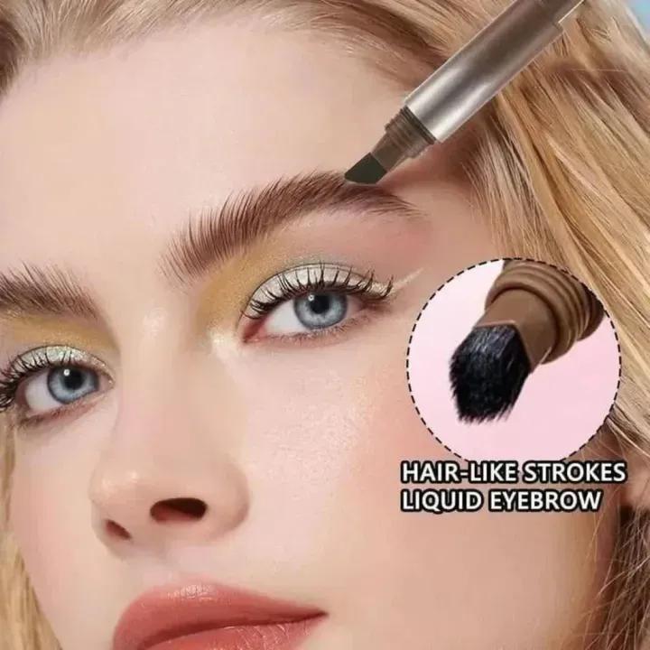 Waterproof Eyebrow Gel Pen with Microblade Effect