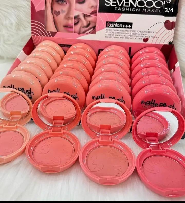 Pink Matte Blush Powder Sheer Coverage