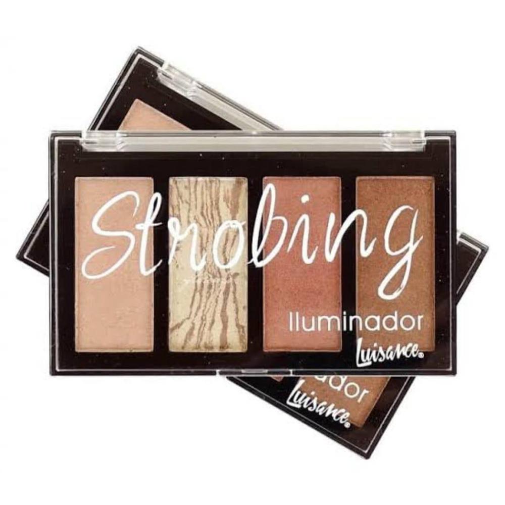 4-in-1 Blusher Highlighter Kit with 4 Glowing Shades