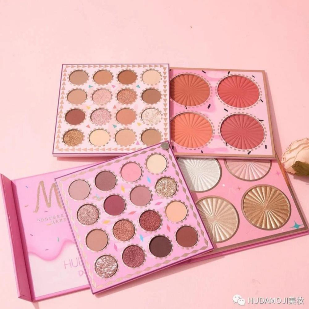 4-in-1 Makeup Palette with 32 Eyeshadow, 4 Blush, 4 Highlighter for Party & Eid